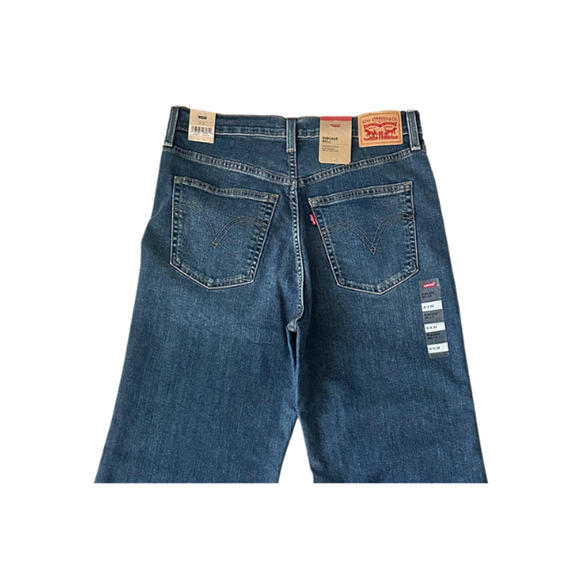 Levi's Jeans Ribcage Bell Super High-Rise Flare-Leg Dark Blue Women’s Size 31x32 - Picture 5 of 9